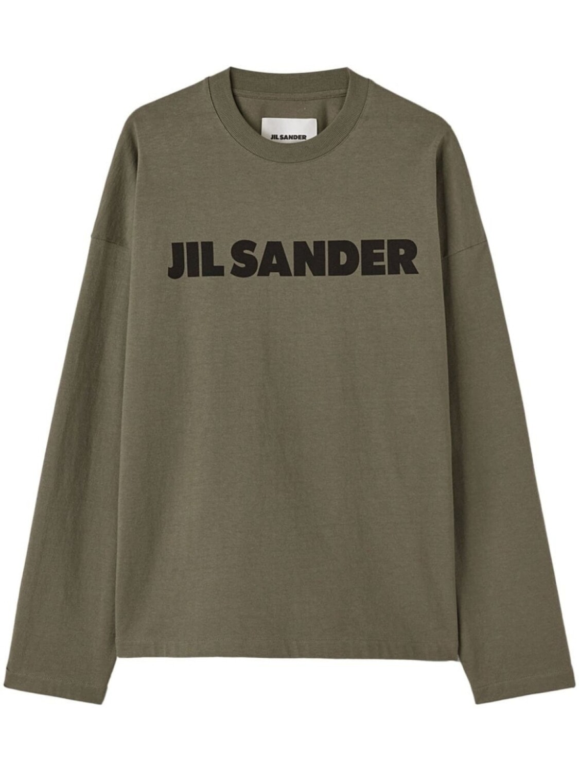 

Jil Sander футболка с логотипом, зеленый