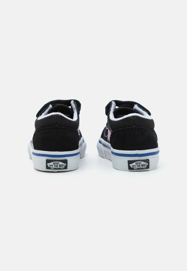 Классические скейтбордистские кроссовки унисекс Vans, Black/Multi-Coloured — фото 3