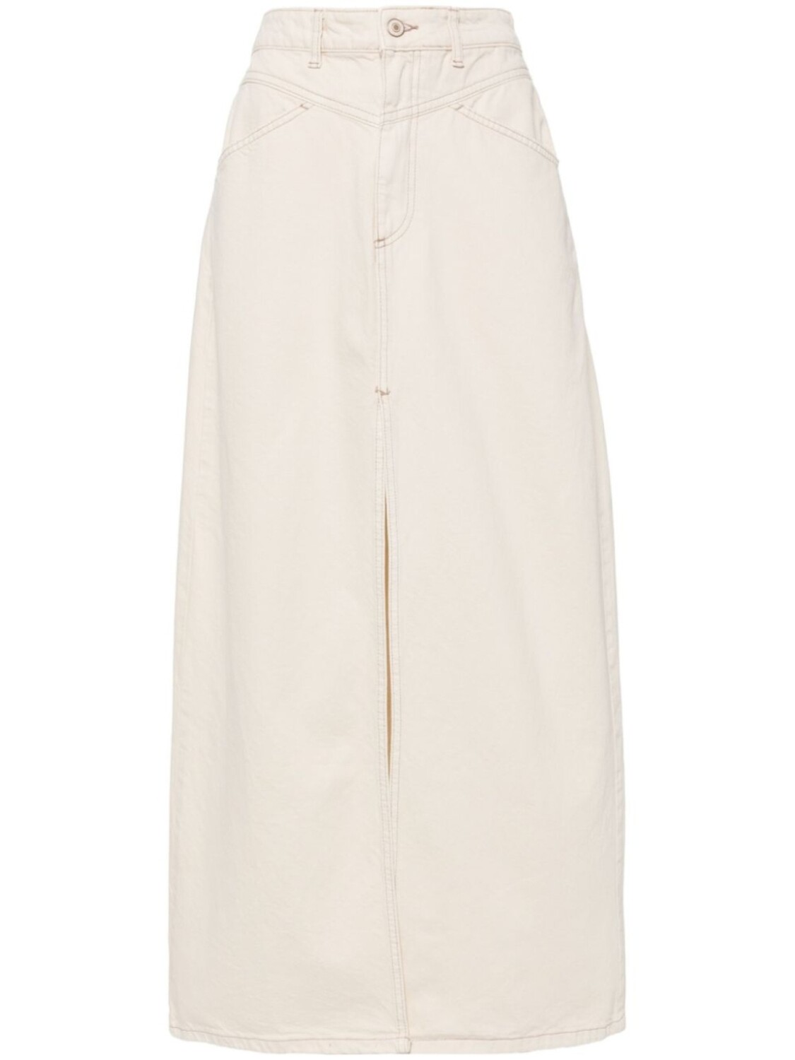

Free People джинсовая юбка come as you are, серый