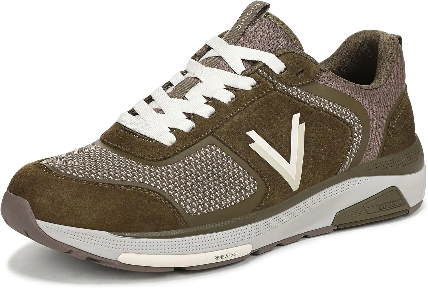 Мужские вязаные кроссовки Vionic Walk Strider, оливковый