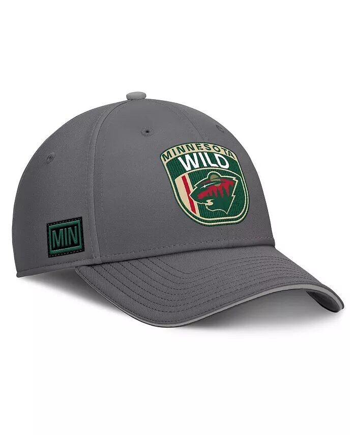 

Мужская серая бейсболка Minnesota Wild Home Ice Flex Fanatics