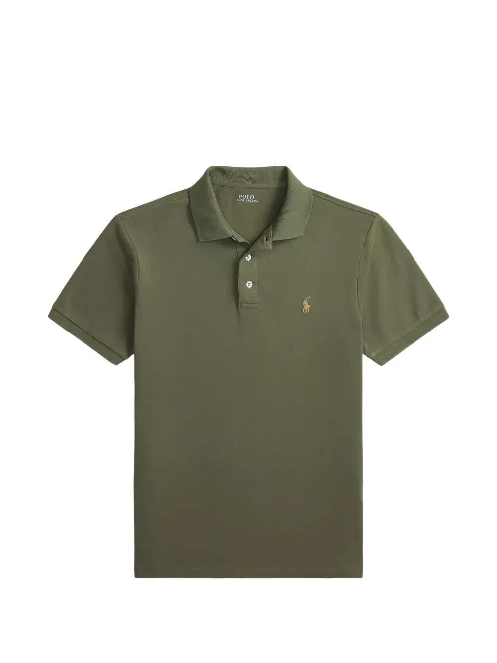 Рубашка поло узкого кроя POLO RALPH LAUREN, зеленый