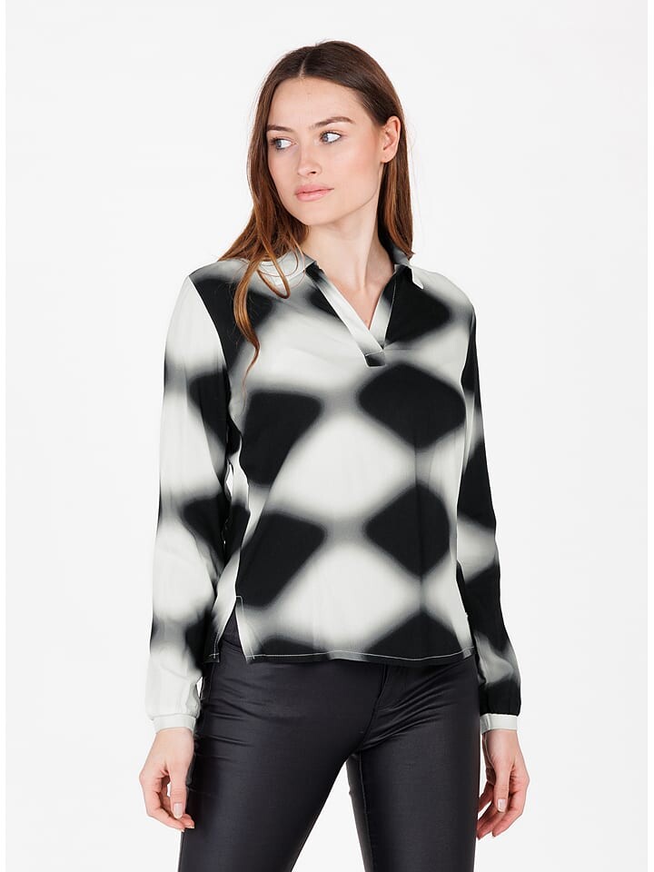 

Блуза KEY LARGO Bluse, цвет Weiß/Schwarz