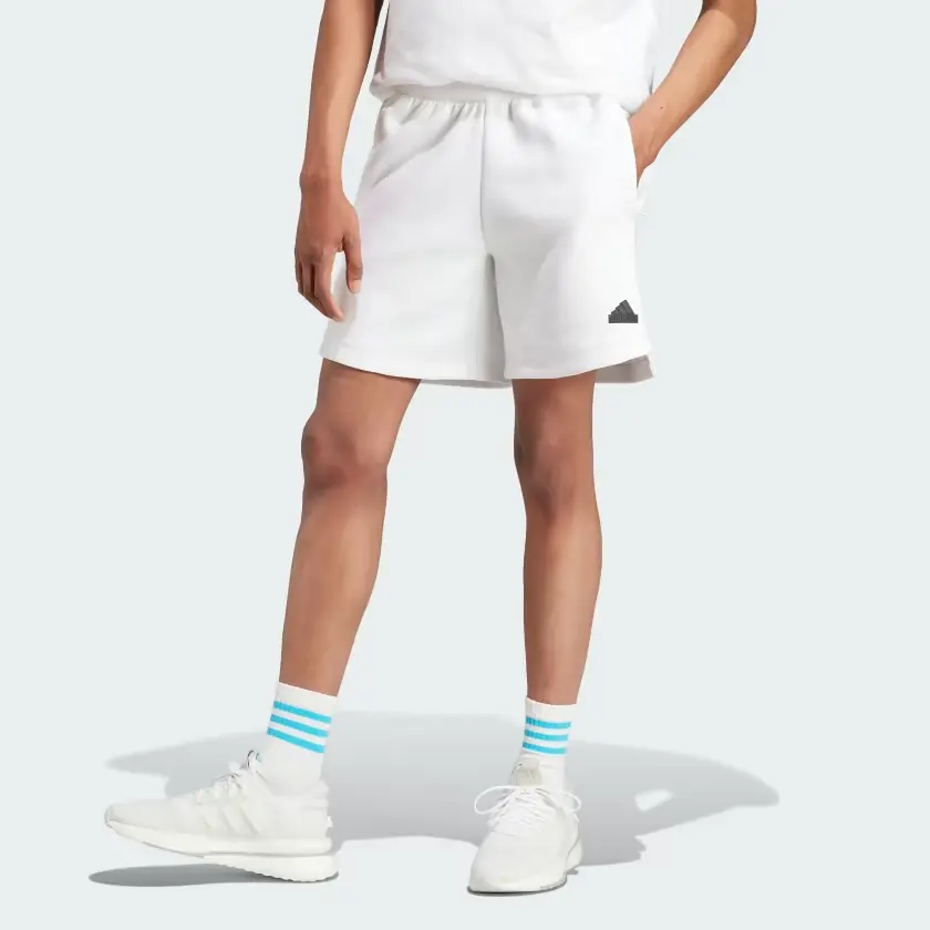 ZNE Повседневные шорты мужские белые Adidas, белый — фото 2