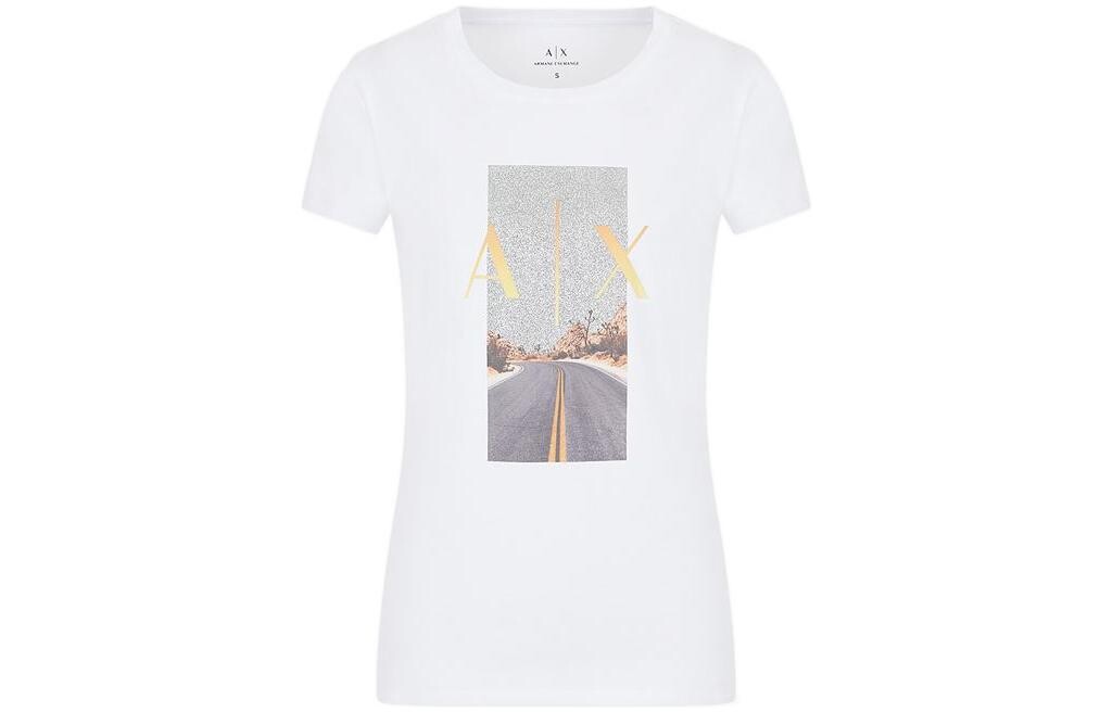 

Футболка женская белая Armani Exchange