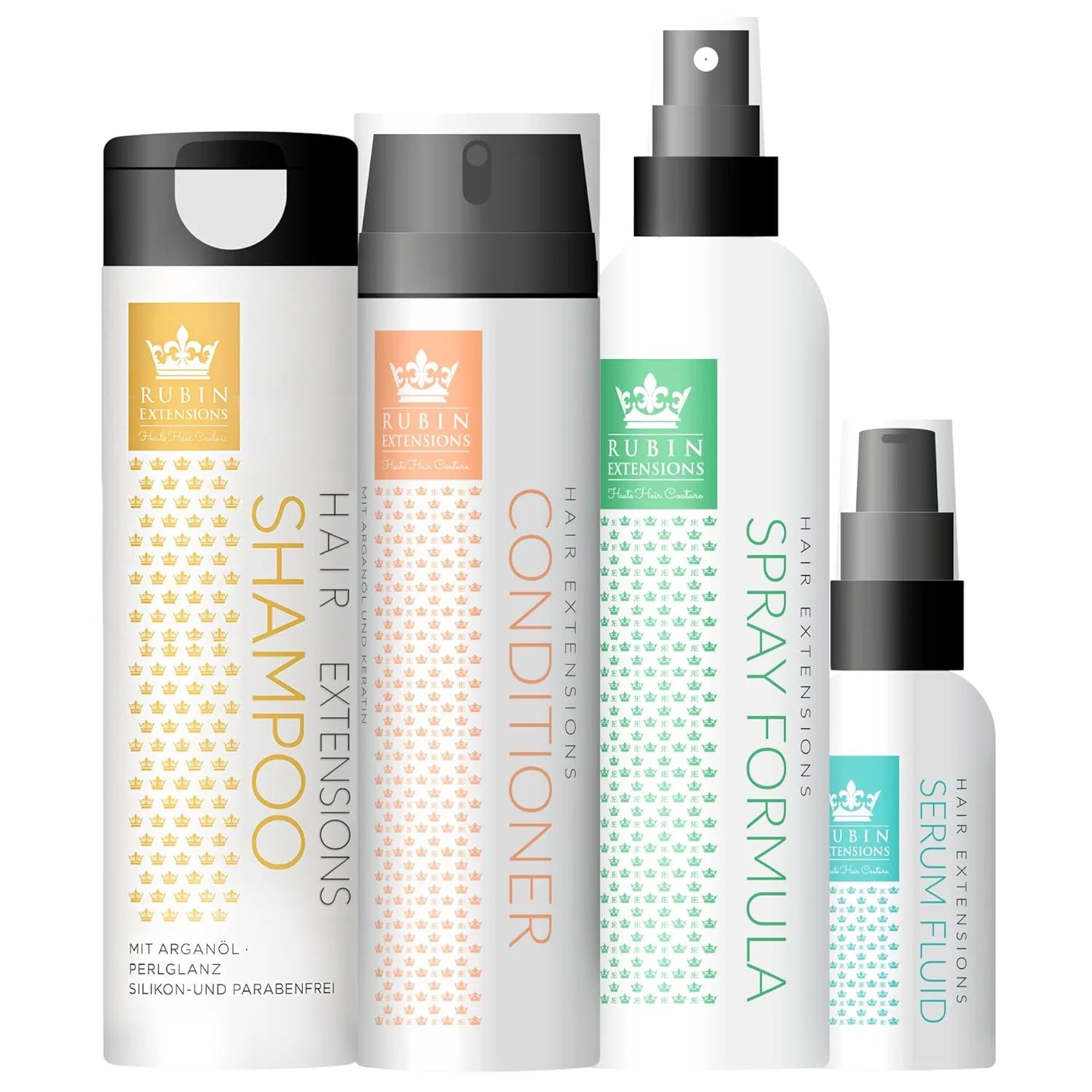 Набор для ухода за нарощенными волосами Rubin Extensions Complete Care Kit Rubin Extensions