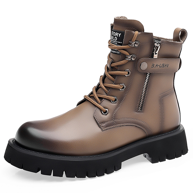 

YEDANI Высокие ботинки Martin мужские не утепленные хаки, цвет Khaki Unlined Shoes
