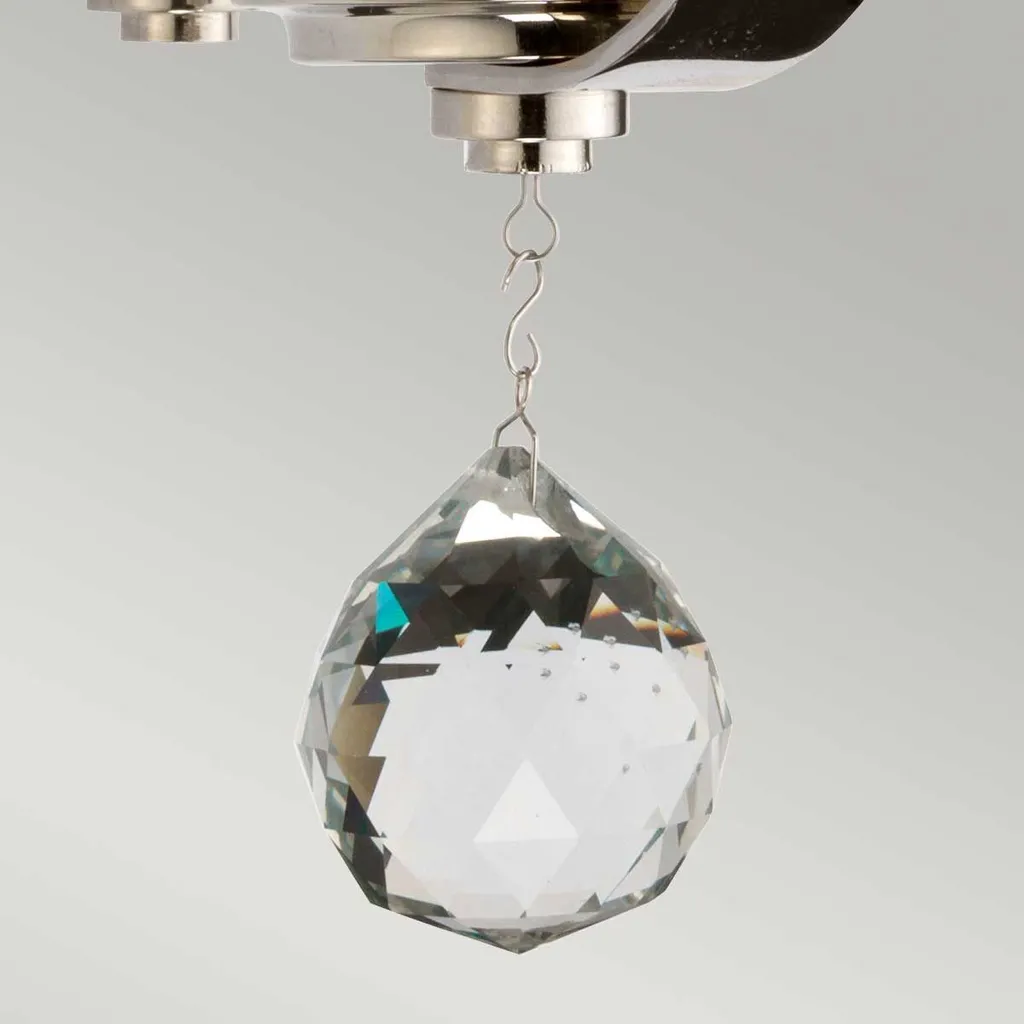 

Настенный светильник Elstead Lighting, серебряный