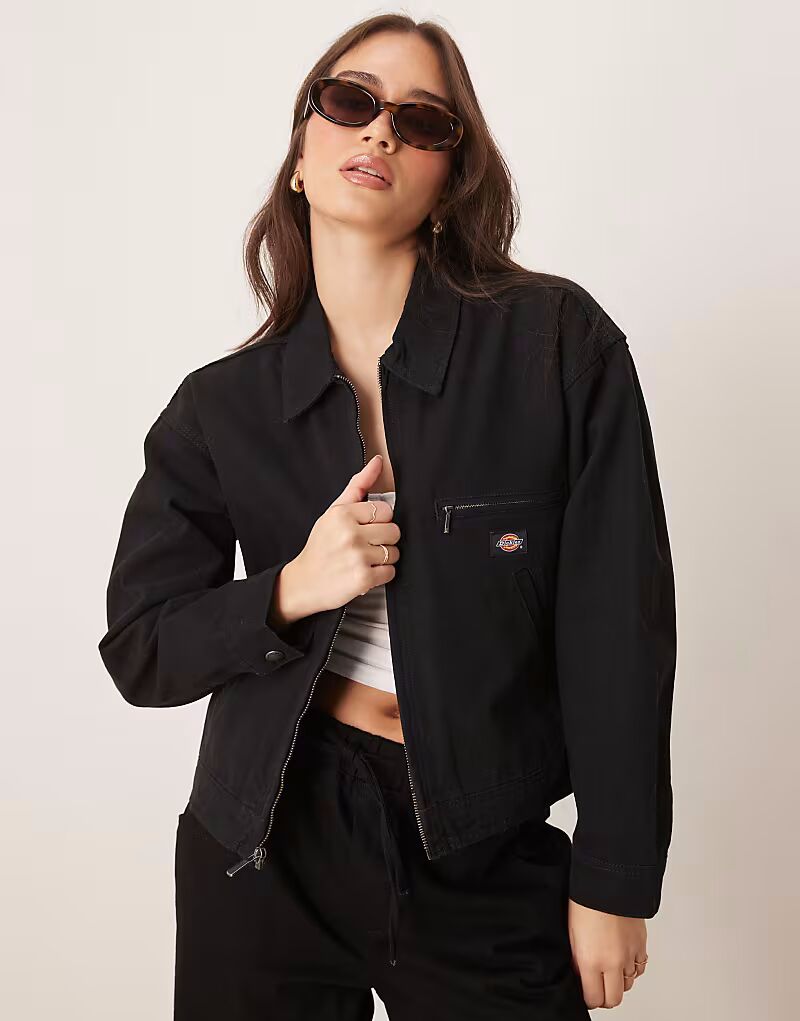 

Куртка из утиного полотна Dickies черного цвета