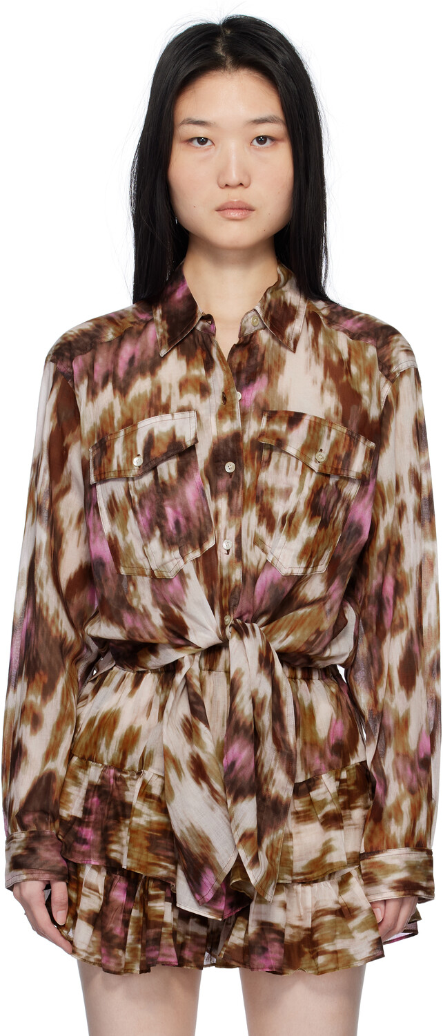 

Рубашка Off-White & Tan Nath Isabel Marant Etoile
