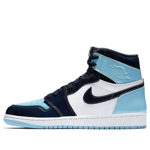 Кроссовки 1 retro high og 'blue chill' Air Jordan, мультиколор