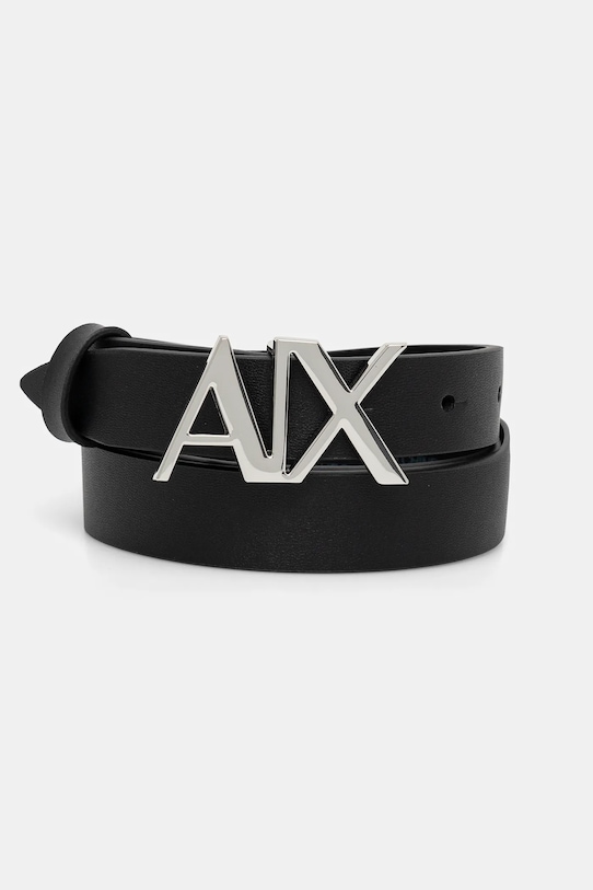 

Кожаный ремень Armani Exchange, черный