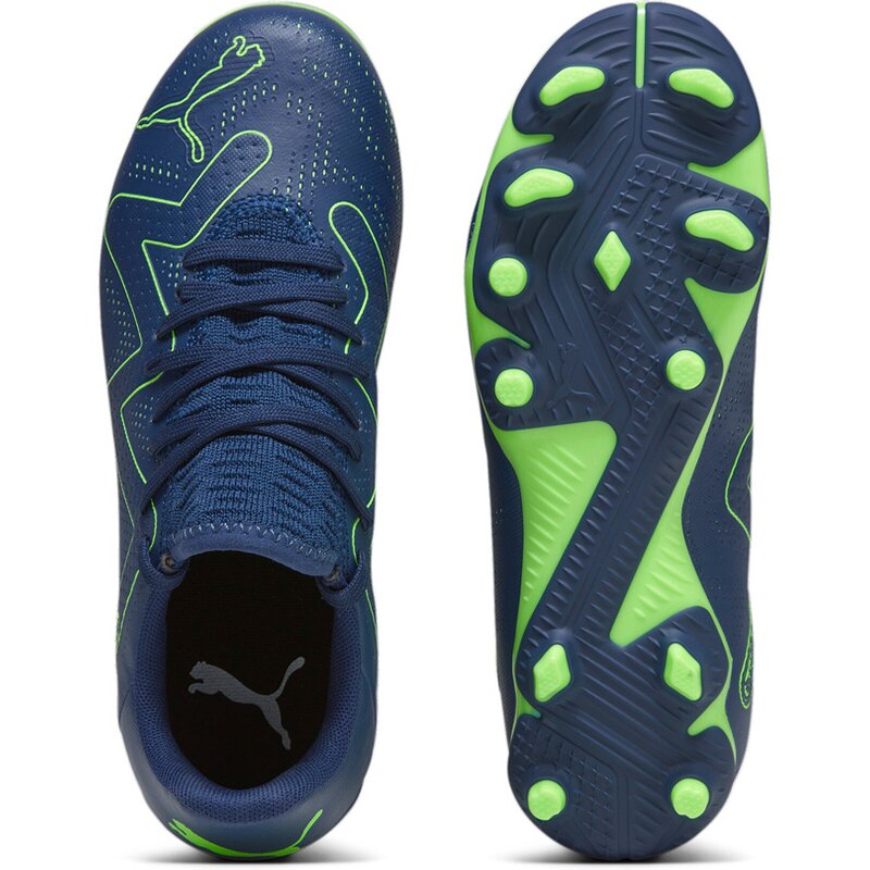 Футбольные бутсы для лужайки Future Play FG/AG JR Puma, зеленый — фото 2