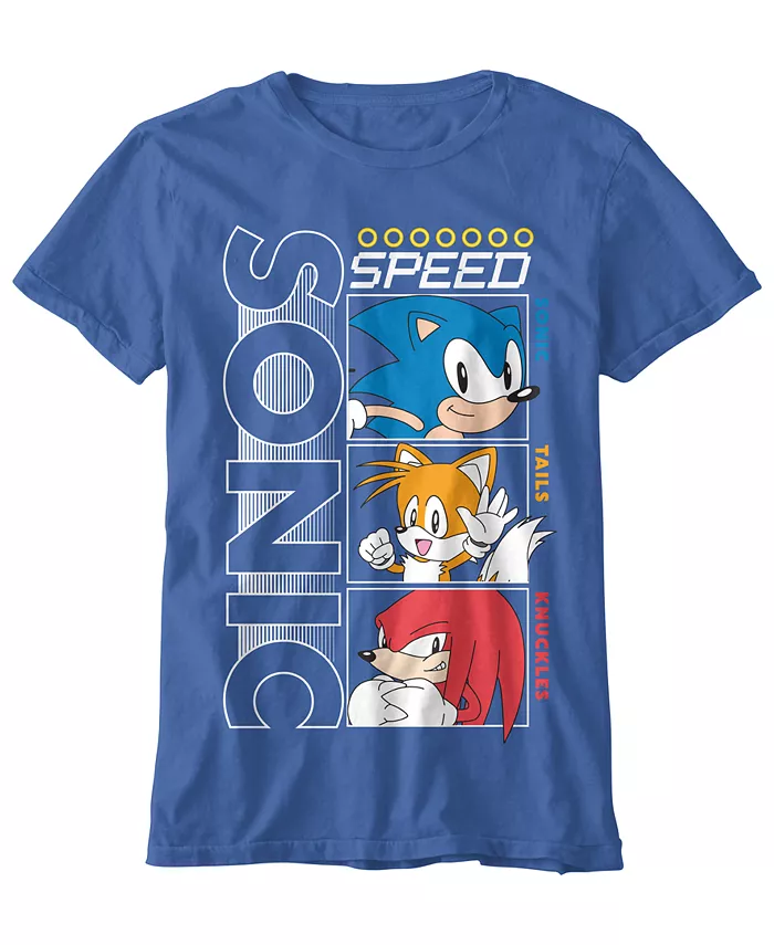 

Мальчики 5-20 Team Speed футболка с коротким рукавом Sonic, синий