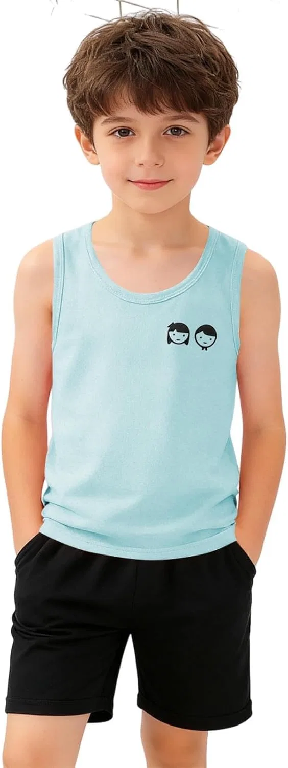 Майка детская хлопковая Zzalalana, Mint Green