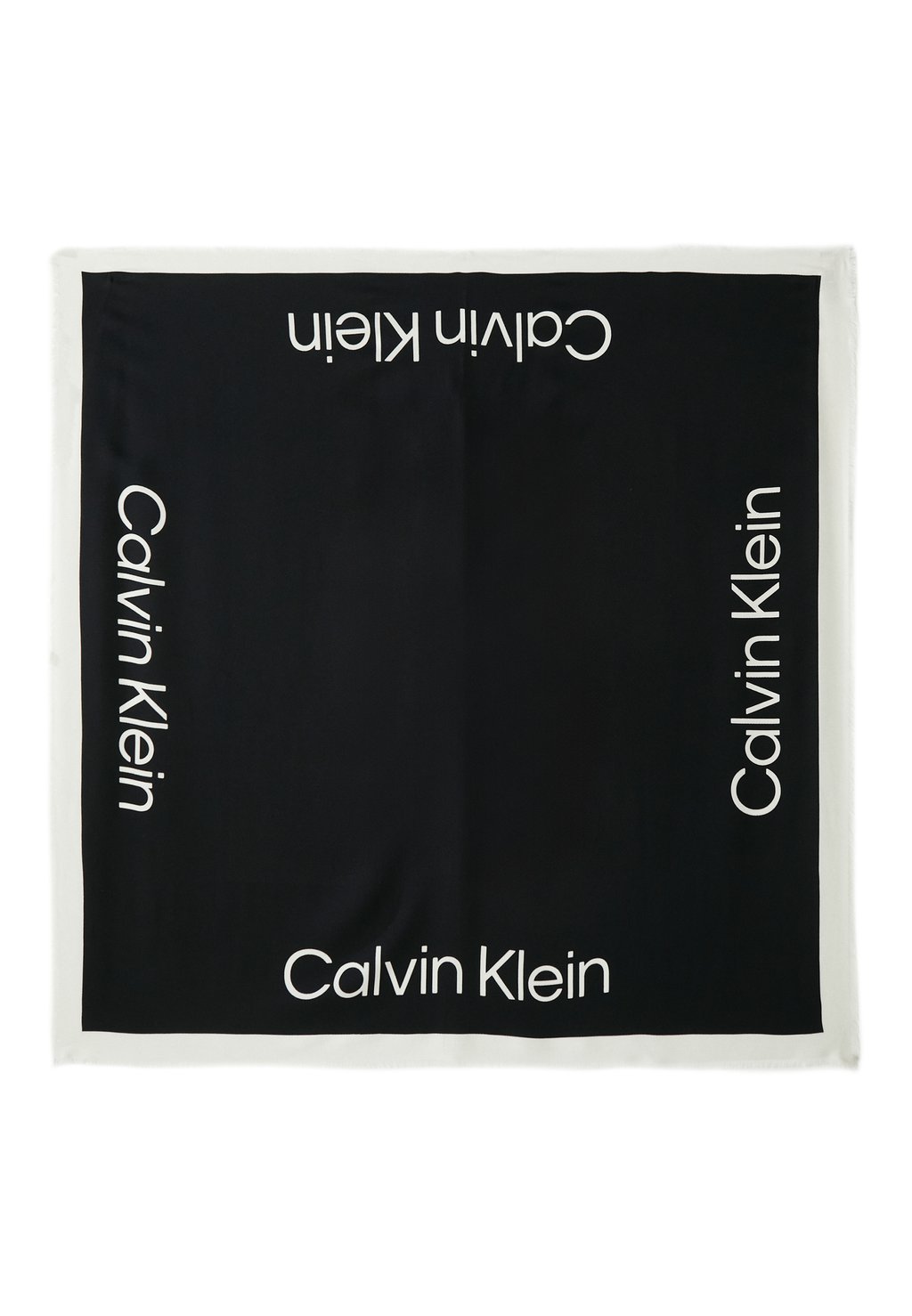 

Шарф BOLD LOGO CONTRAST SCARF Calvin Klein, черный