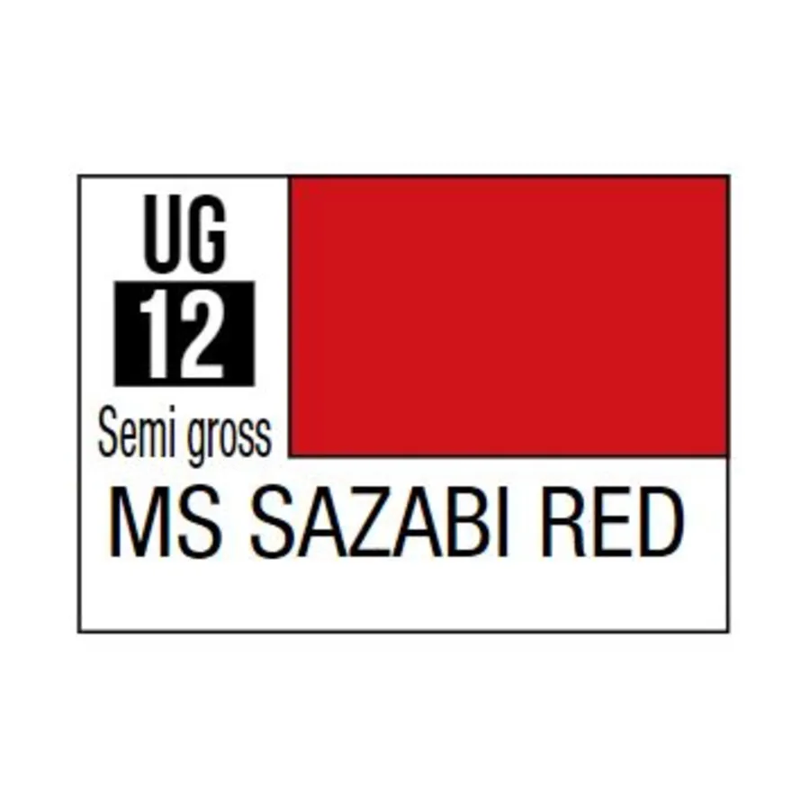 

Полуглянцевый MS Sazabi Red, Gundam Paints & Markers (Mr. Hobby)