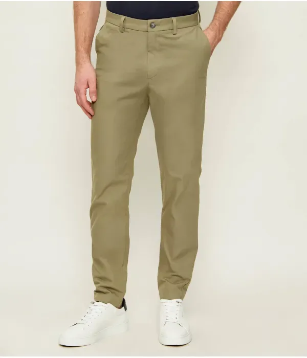 Брюки чинос P-Kaiton1 slim fit Boss, зеленый — фото 3