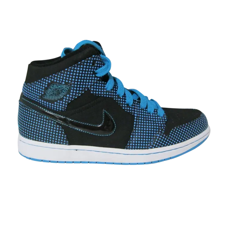 

Кроссовки Air Jordan 1 Retro 'Laser Blue', черный