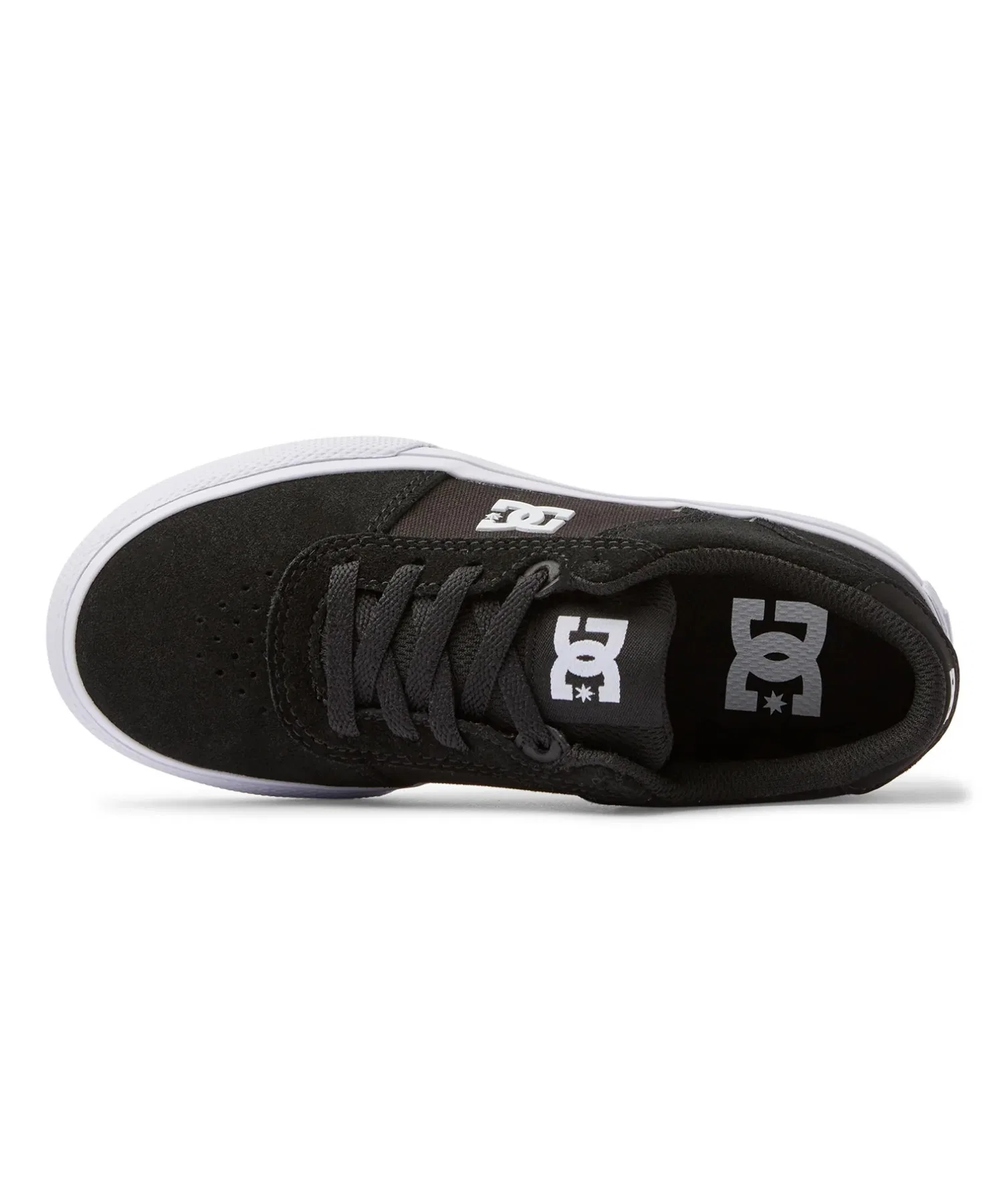 Детские кроссовки DC Shoes Ks TEKNIC для скейтбординга чёрно-белые — фото 4