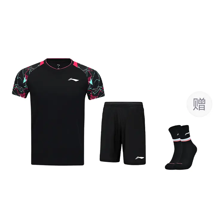 

Спортивная одежда Badminton Series Unisex Black LINING, черный/белый красный