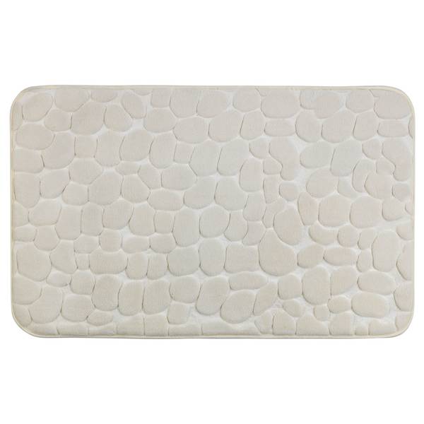 

Коврик для ванной WENKO Memory Foam Pebbles, 80 см, бежевый