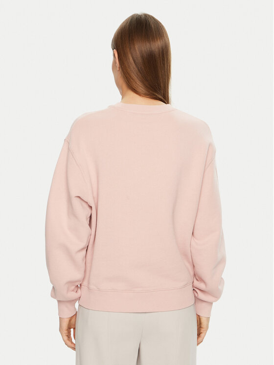 Толстовка обычного кроя Modern Script WW0WW43844 Tommy Hilfiger, розовый — фото 3