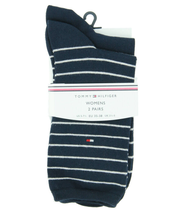 Комплект носков Tommy Hilfiger, синий / сине-белый — фото 2