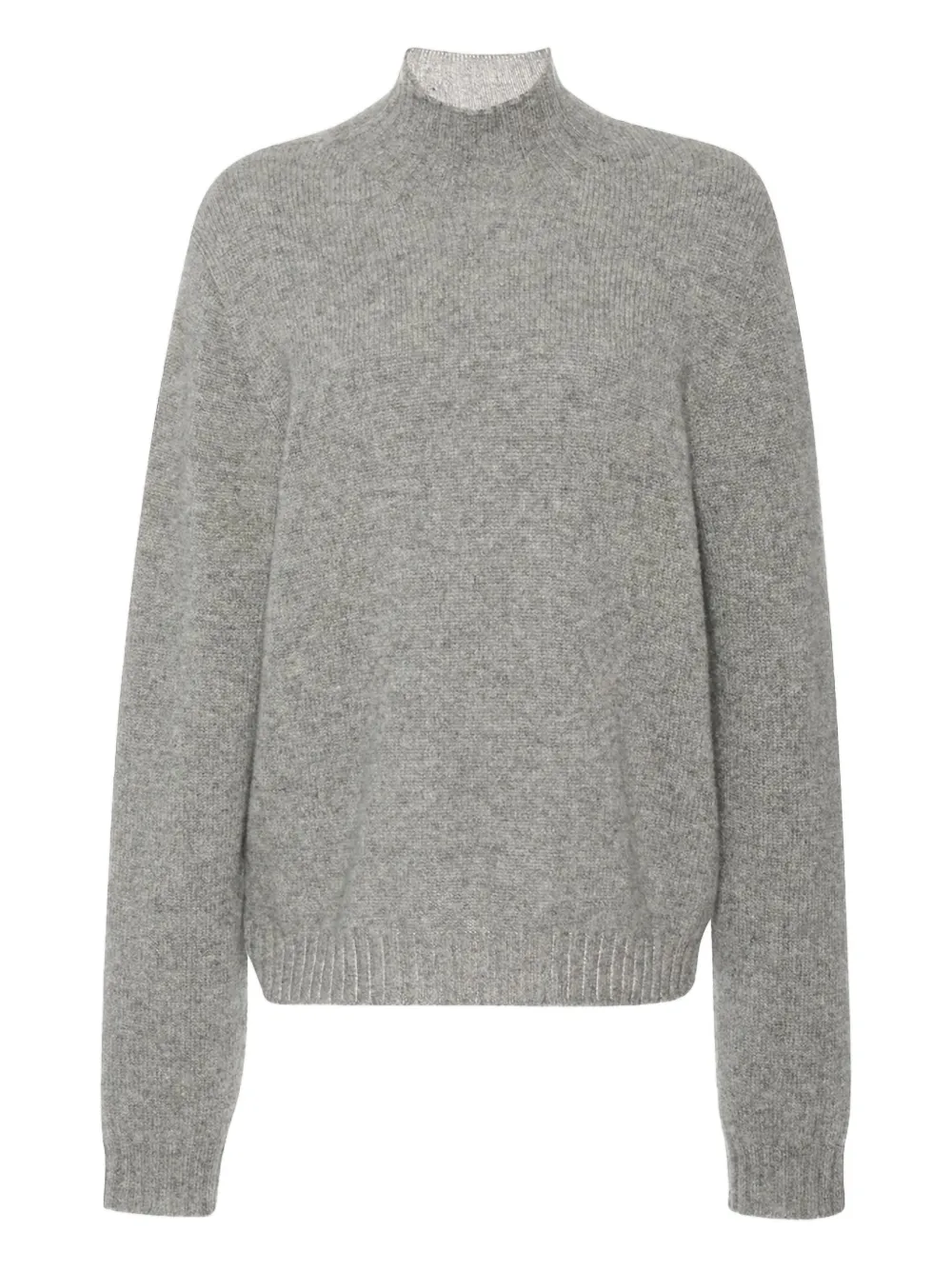 

Кашемировый джемпер с высоким воротником THE ROW, серый