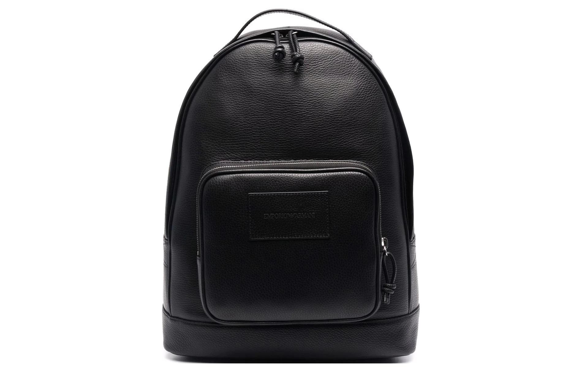 

EMPORIO ARMANI Рюкзак Cow Leather Large мужской черный