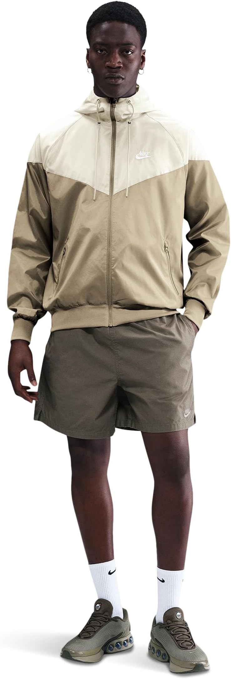 

Куртка Nike Sportswear Windrunner Hooded Jacket, цвет Parachute Beige/Light Khaki/White
