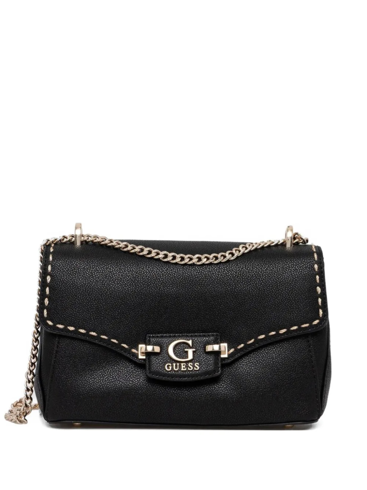 

GUESS USA сумка на плечо с декоративной строчкой, черный