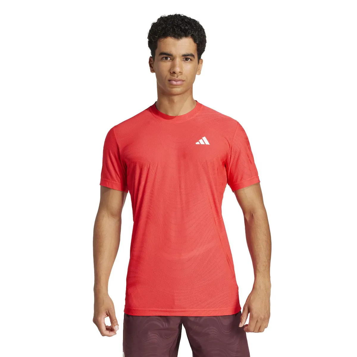 

Мужская теннисная рубашка Adidas FLFT PRO, цвет Salmón