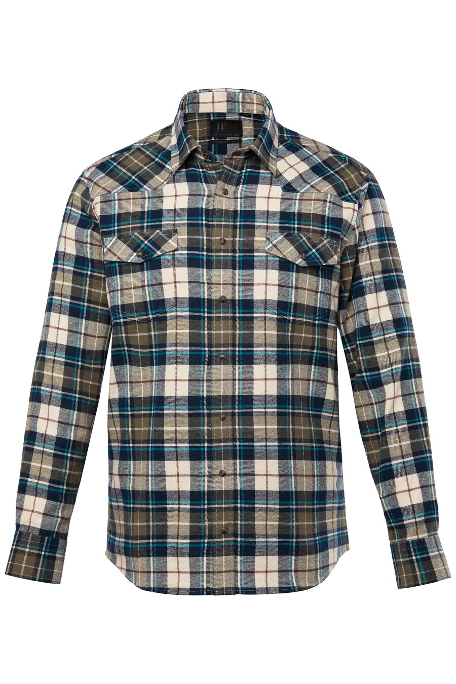 

Рубашка на пуговицах классического кроя JP1880, Khaki