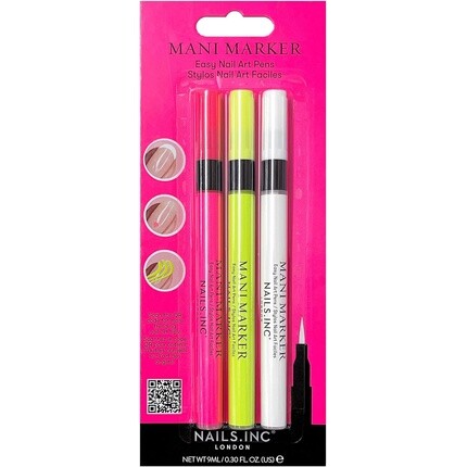 

Nails.INC Neon Mani Marker Trio Упаковка из 3 шт Nails Inc