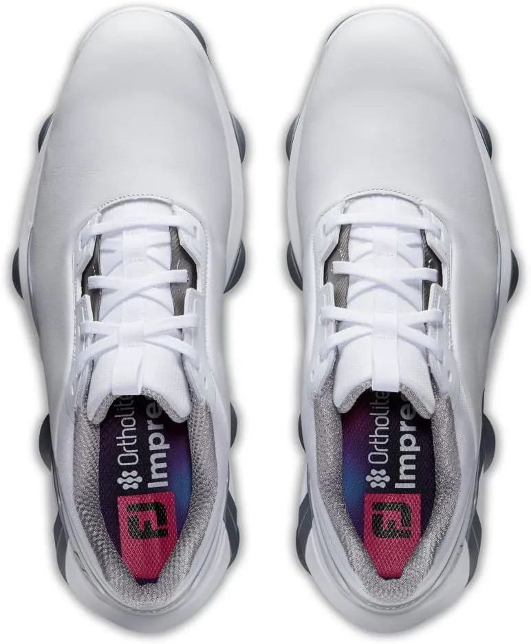 Мужские гольф-кроссовки FootJoy Tour Alpha предыдущего сезона, белый/серебристый — фото 2