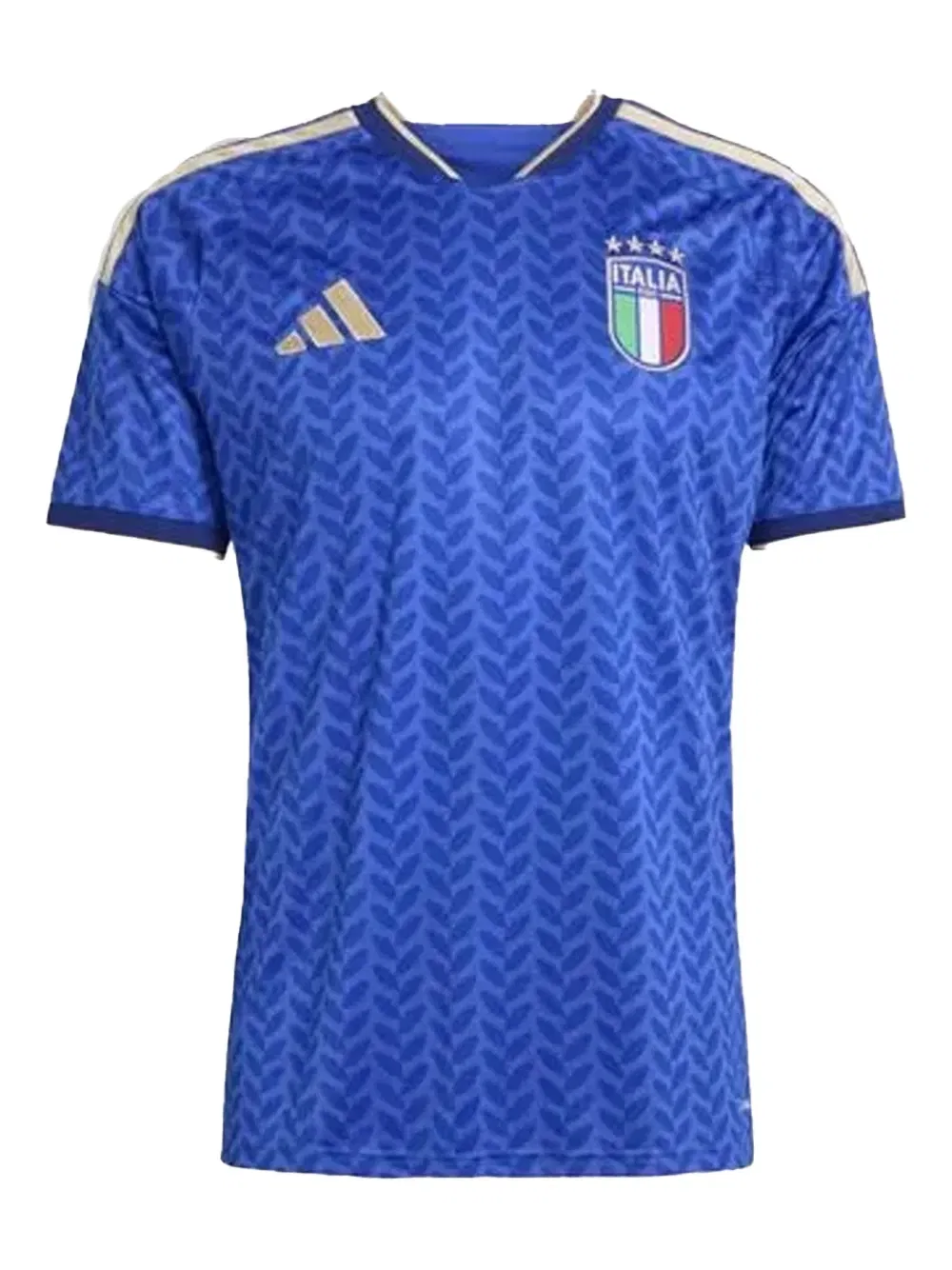 Итальянская домашняя футболка с узором 26 Adidas, синий