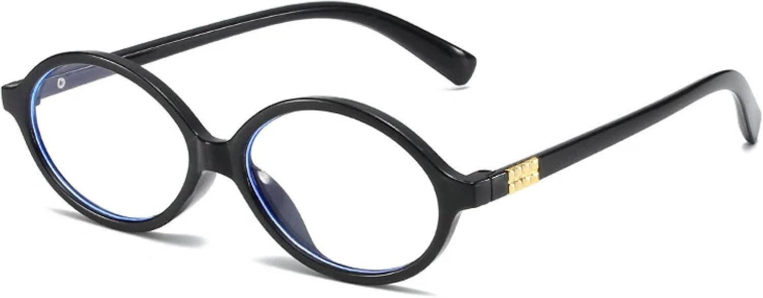 

Солнцезащитные очки с защитой от УФ-излучения UV400 | Овальная маленькая оправа в стиле панк | для женщин и мужчин, для занятий спортом на открытом воздухе и вождения DSVIGF, Black