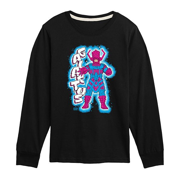 

Футболка с длинным рукавом The Fantastic Four: First Steps Galactus для мальчиков 8-20 Licensed Character, Black