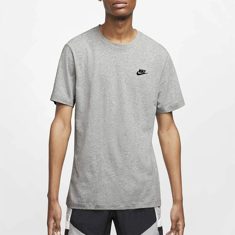 Футболка Nike NSW Club, темно-серый — фото 4