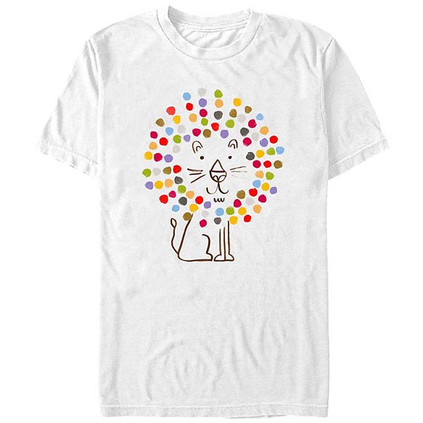 

Футболка с принтом в горошек и львом Big & tall Licensed Character