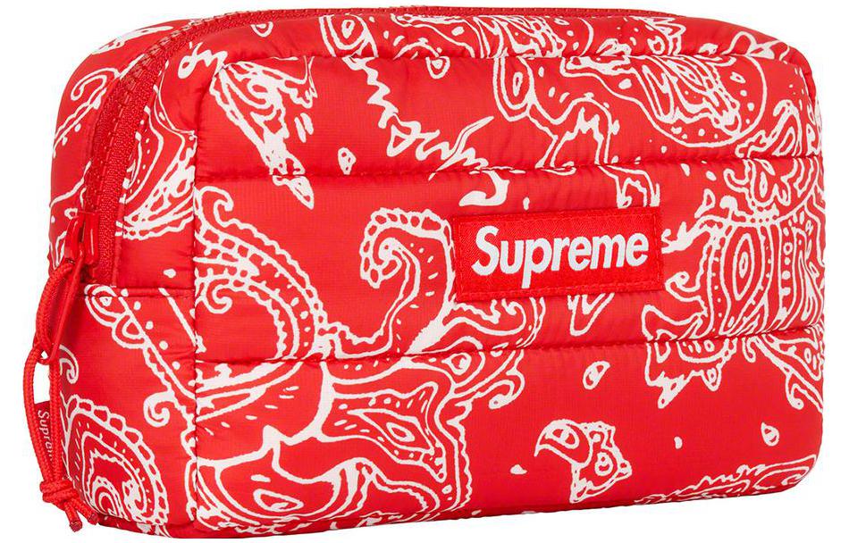 Supreme Нейлоновая косметичка FW22 Week 14, унисекс ручная сумка для хранения мультиколор — фото 3