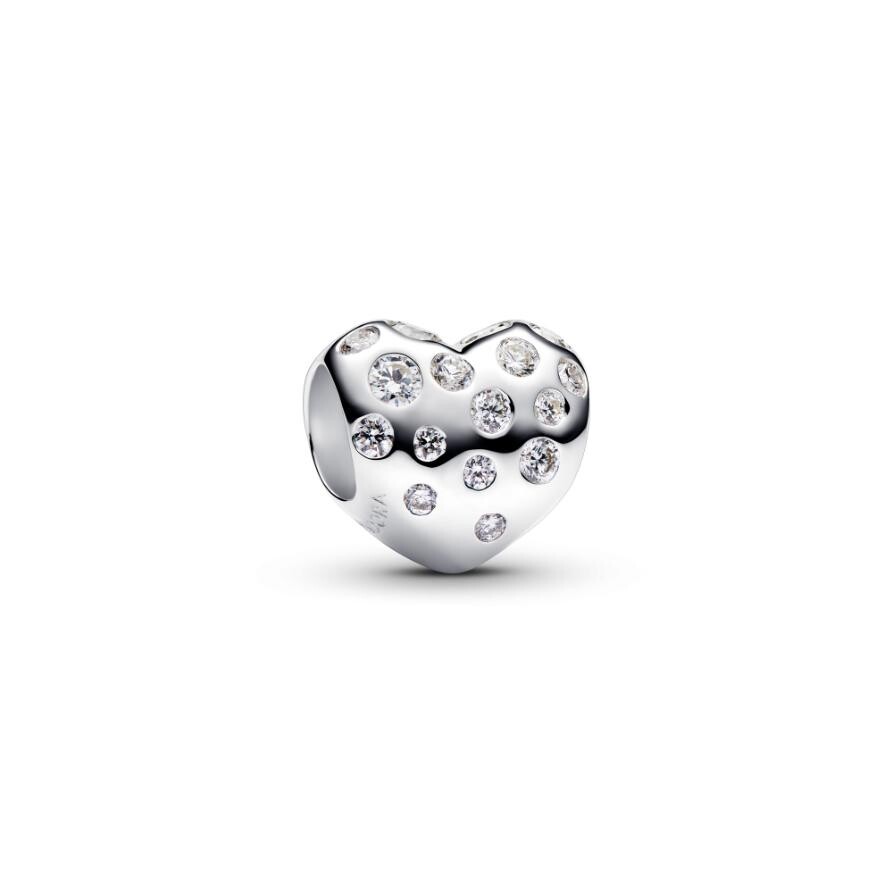 

Шарм Pandora Lab-grown Diamond Heart Charm 0.53 carat tw Sterling Silver, стерлинговое серебро