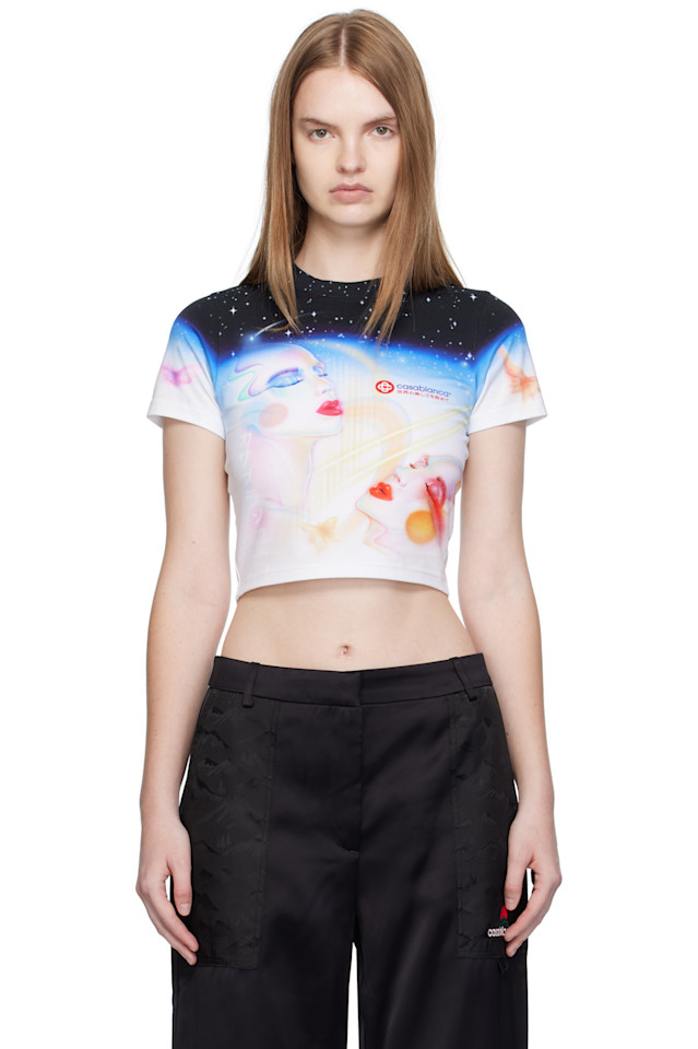 

Casablanca Разноцветная детская футболка