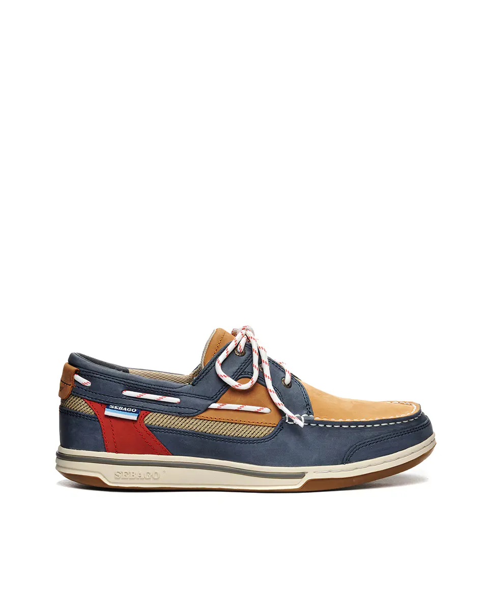 

Разноцветные кожаные мужские туфли-топсайдеры Sebago