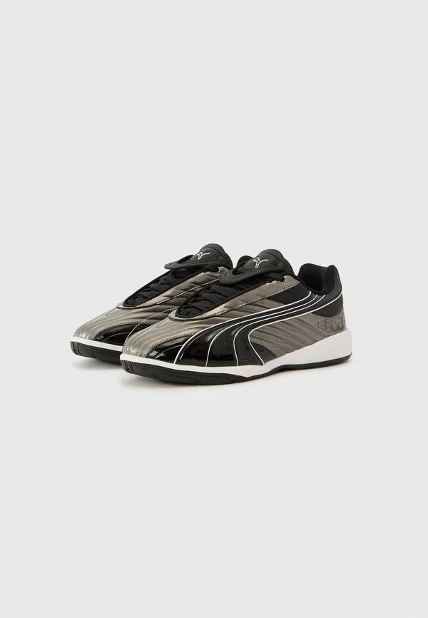 V s2 goalgetter jr унисекс кроссовки Puma, Aged Silver-Coloured/Black — фото 2