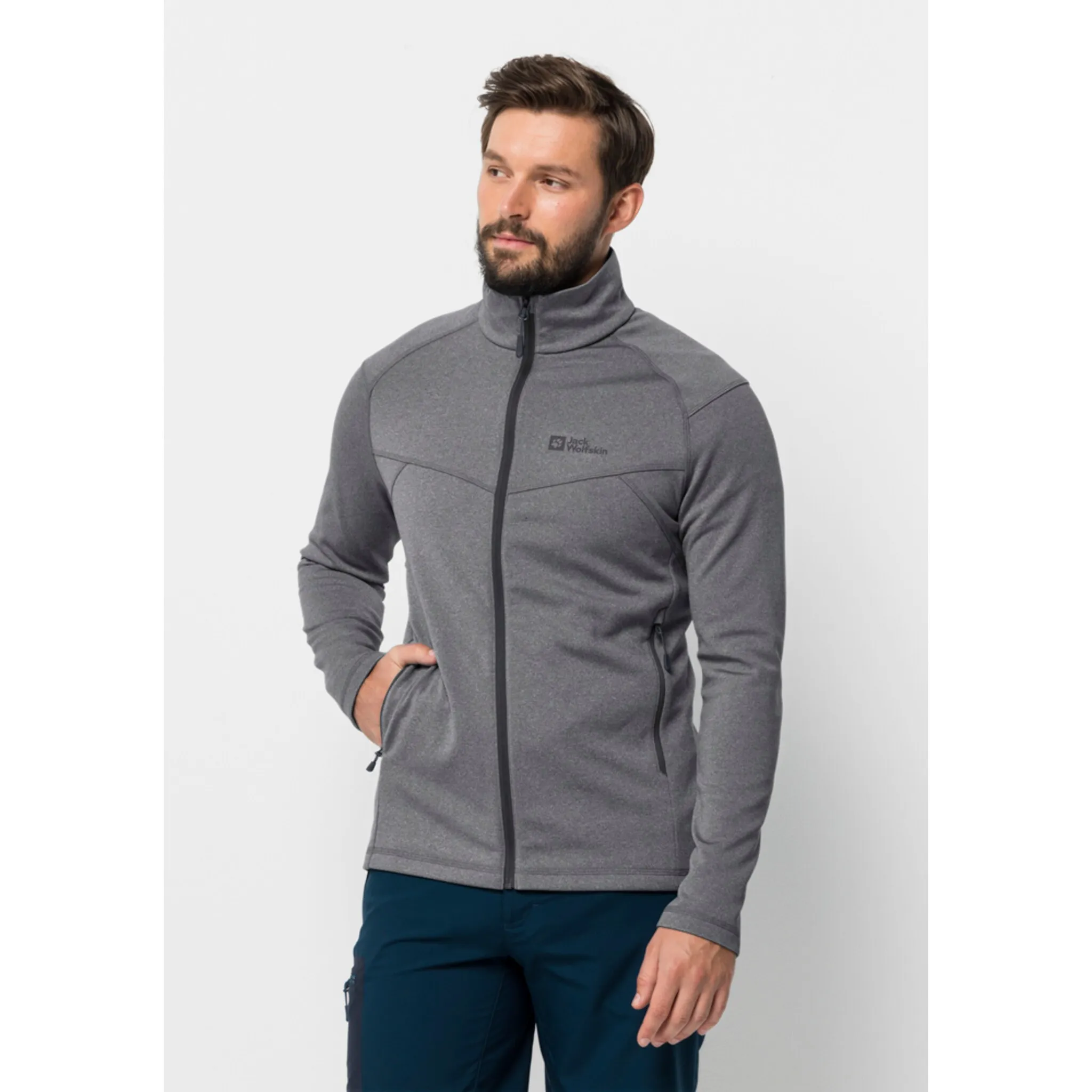 

Флисовая куртка Jack Wolfskin "FORTBERG FZ M", цвет Phantom
