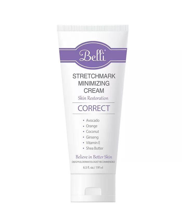 

Крем для уменьшения растяжек, 6,5 унций Belli Skin Care