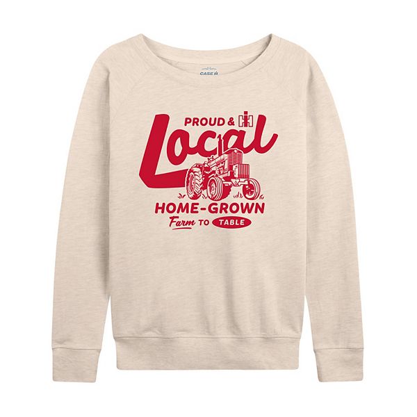 

Женская футболка с длинным рукавом Case IH Proud & Local Home-Grown Farm to Table French Terry Licensed Character