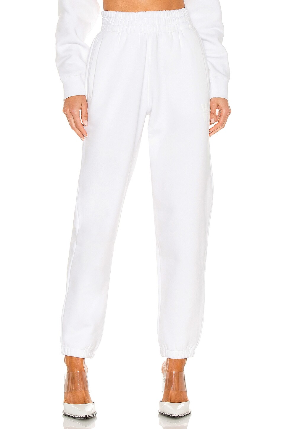 

Спортивные брюки Alexander Wang Foundation Terry Classic, белый